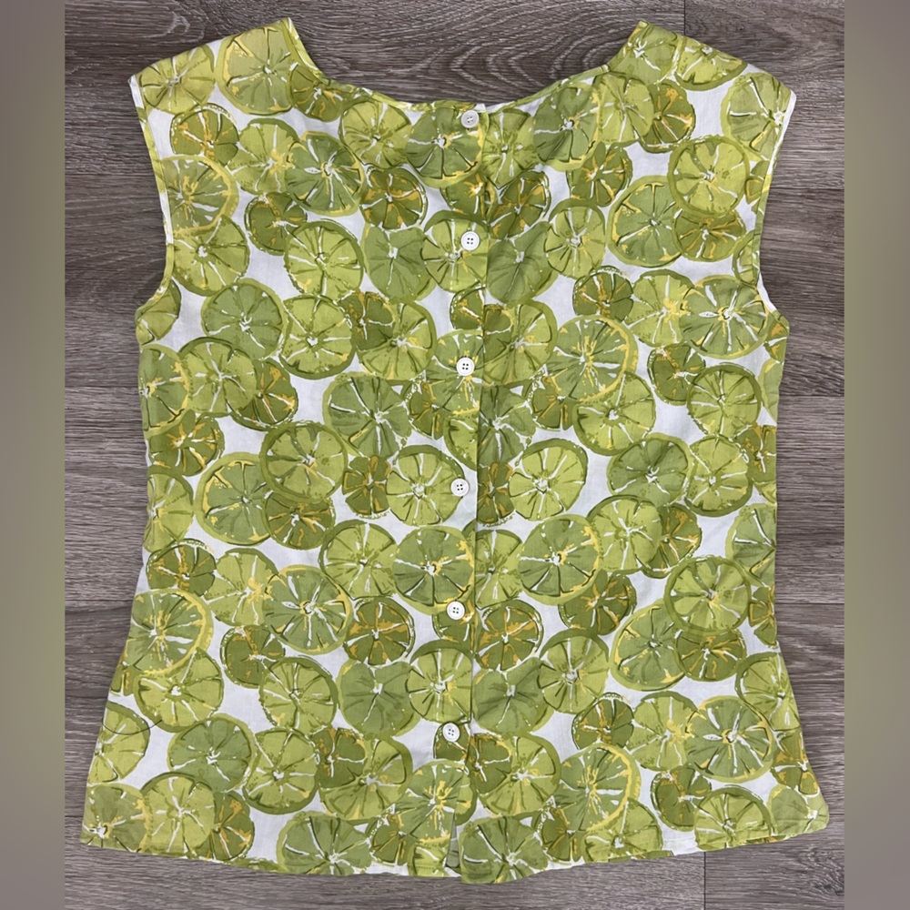 Talbots Vintage Cotton Sleeveless Top 10
